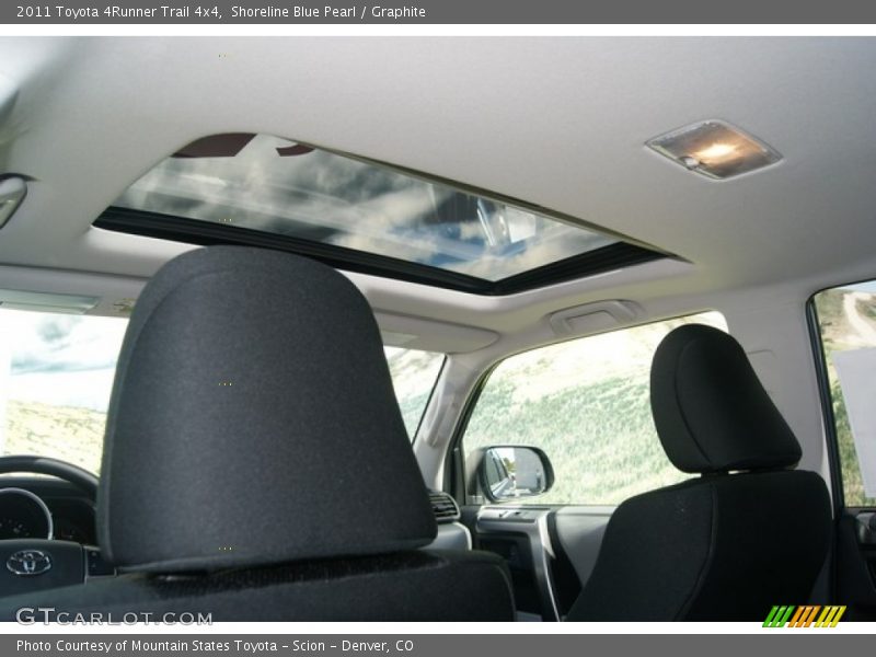 Shoreline Blue Pearl / Graphite 2011 Toyota 4Runner Trail 4x4