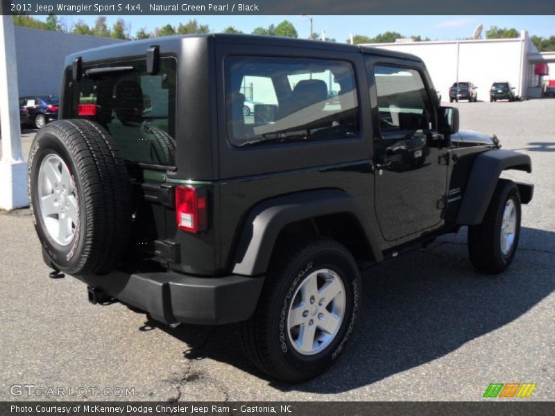 Natural Green Pearl / Black 2012 Jeep Wrangler Sport S 4x4
