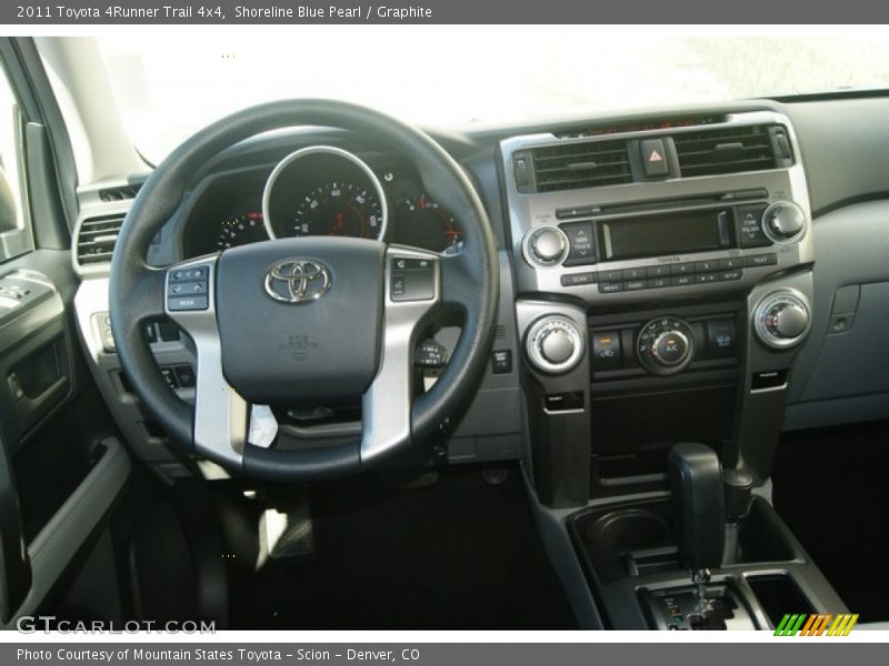 Shoreline Blue Pearl / Graphite 2011 Toyota 4Runner Trail 4x4