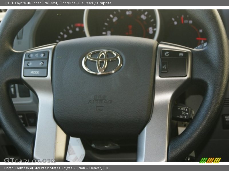 Shoreline Blue Pearl / Graphite 2011 Toyota 4Runner Trail 4x4