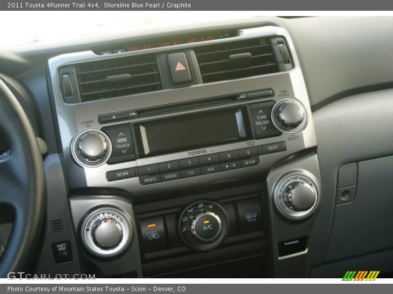 Shoreline Blue Pearl / Graphite 2011 Toyota 4Runner Trail 4x4