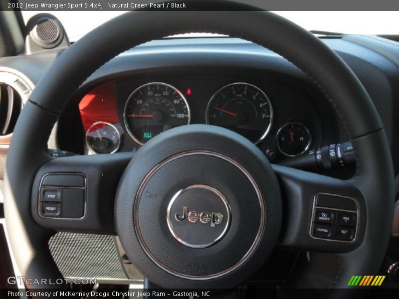 Natural Green Pearl / Black 2012 Jeep Wrangler Sport S 4x4