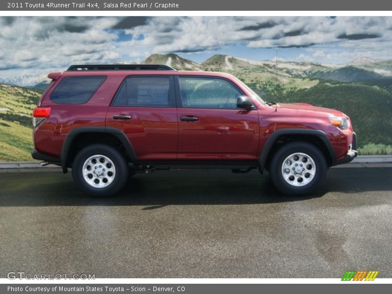 Salsa Red Pearl / Graphite 2011 Toyota 4Runner Trail 4x4