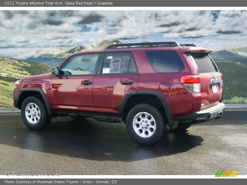 Salsa Red Pearl / Graphite 2011 Toyota 4Runner Trail 4x4