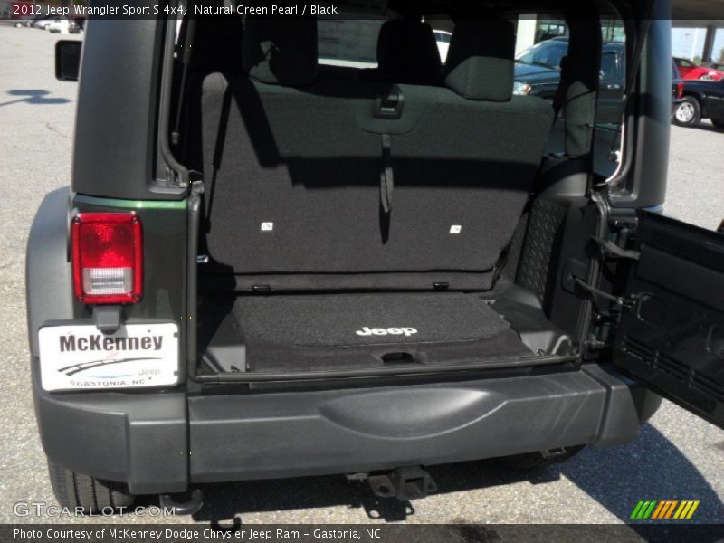 Natural Green Pearl / Black 2012 Jeep Wrangler Sport S 4x4