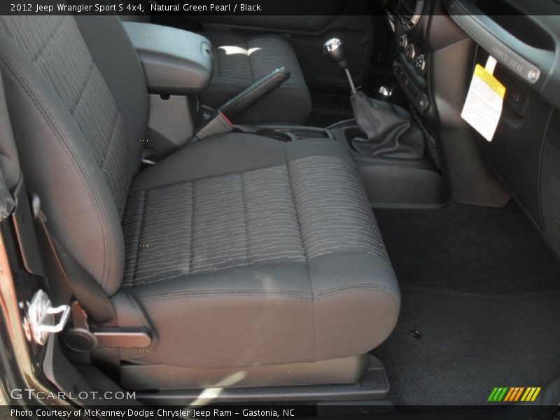 Natural Green Pearl / Black 2012 Jeep Wrangler Sport S 4x4