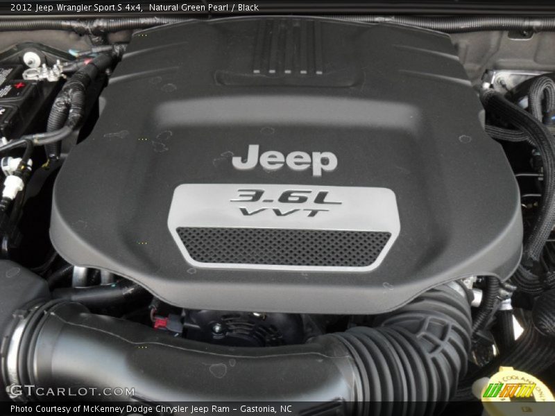 2012 Wrangler Sport S 4x4 Engine - 3.6 Liter DOHC 24-Valve VVT Pentastar V6