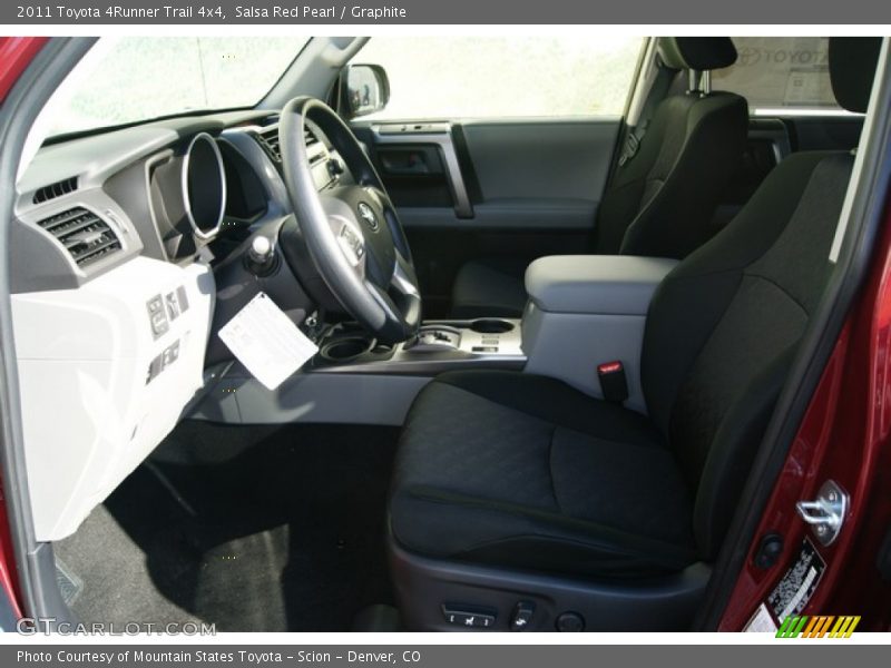 Salsa Red Pearl / Graphite 2011 Toyota 4Runner Trail 4x4