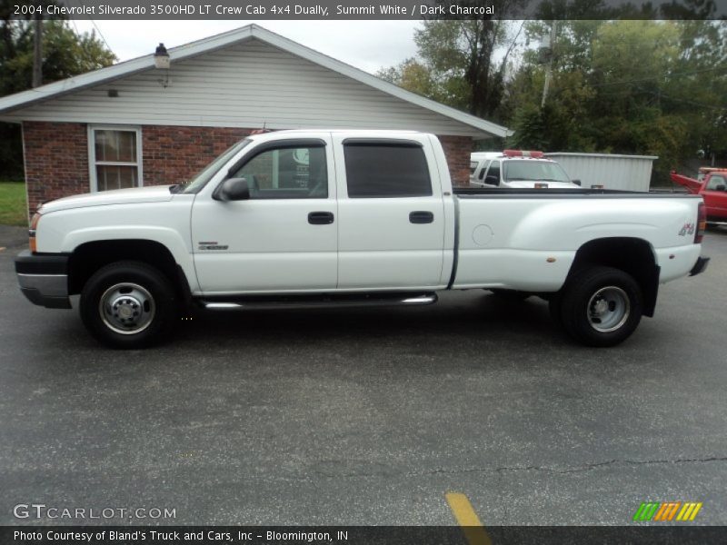 Summit White / Dark Charcoal 2004 Chevrolet Silverado 3500HD LT Crew Cab 4x4 Dually