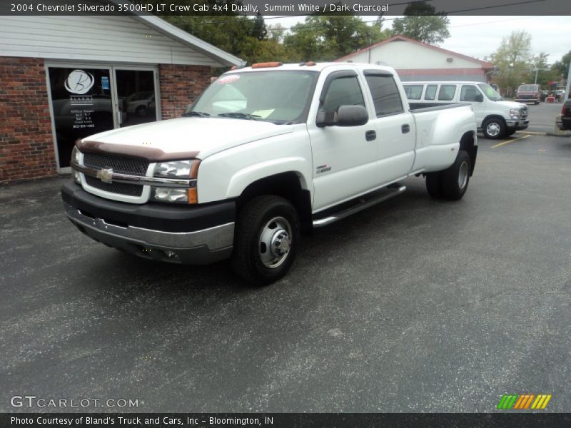 Summit White / Dark Charcoal 2004 Chevrolet Silverado 3500HD LT Crew Cab 4x4 Dually