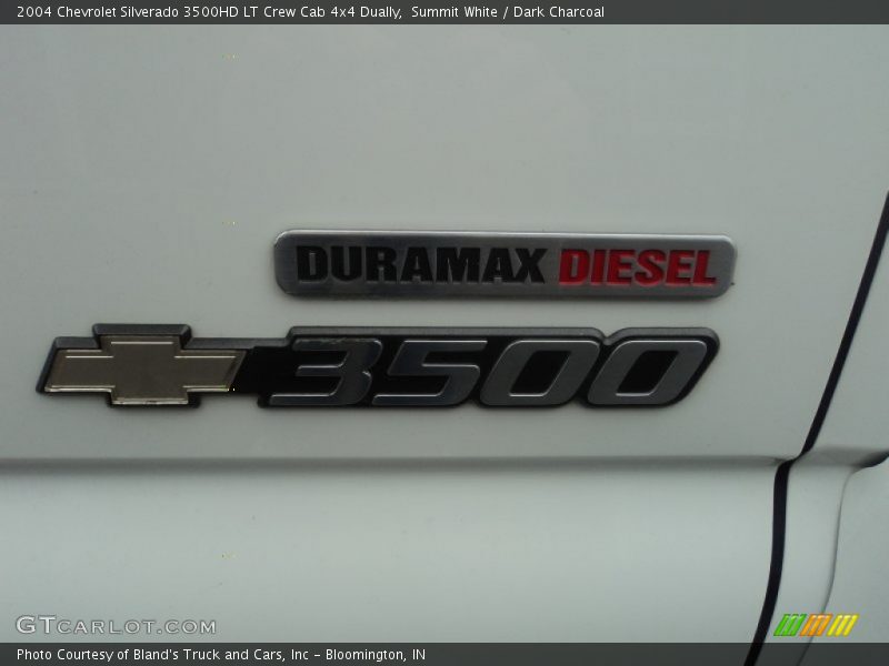 Summit White / Dark Charcoal 2004 Chevrolet Silverado 3500HD LT Crew Cab 4x4 Dually