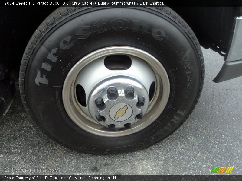 Summit White / Dark Charcoal 2004 Chevrolet Silverado 3500HD LT Crew Cab 4x4 Dually