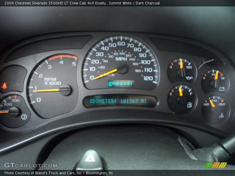 Summit White / Dark Charcoal 2004 Chevrolet Silverado 3500HD LT Crew Cab 4x4 Dually