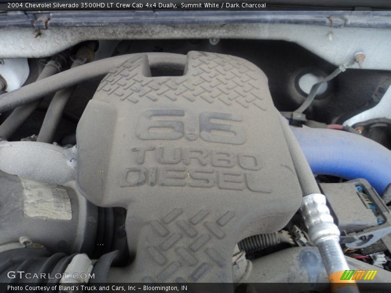 Summit White / Dark Charcoal 2004 Chevrolet Silverado 3500HD LT Crew Cab 4x4 Dually