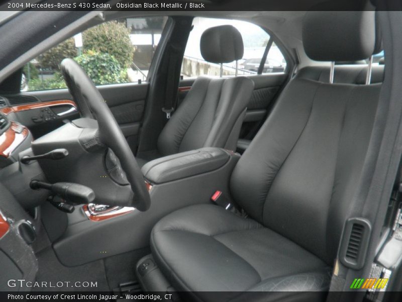 Obsidian Black Metallic / Black 2004 Mercedes-Benz S 430 Sedan