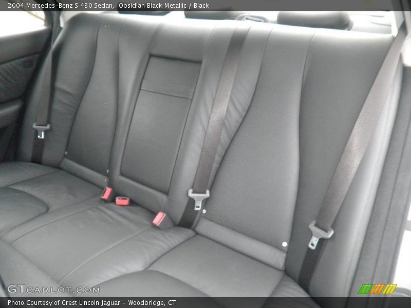 Obsidian Black Metallic / Black 2004 Mercedes-Benz S 430 Sedan