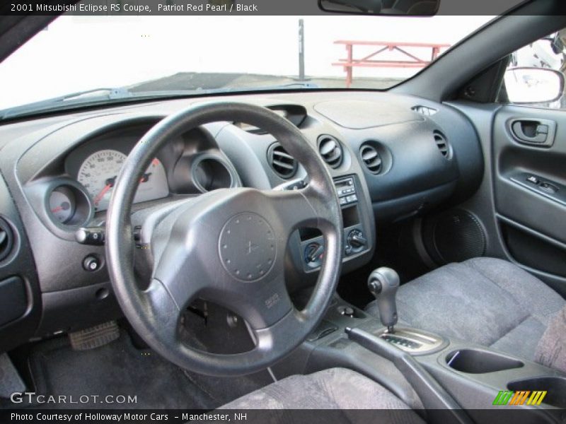 Patriot Red Pearl / Black 2001 Mitsubishi Eclipse RS Coupe