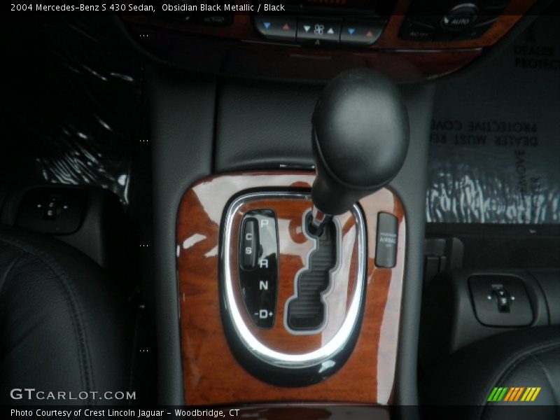 Obsidian Black Metallic / Black 2004 Mercedes-Benz S 430 Sedan