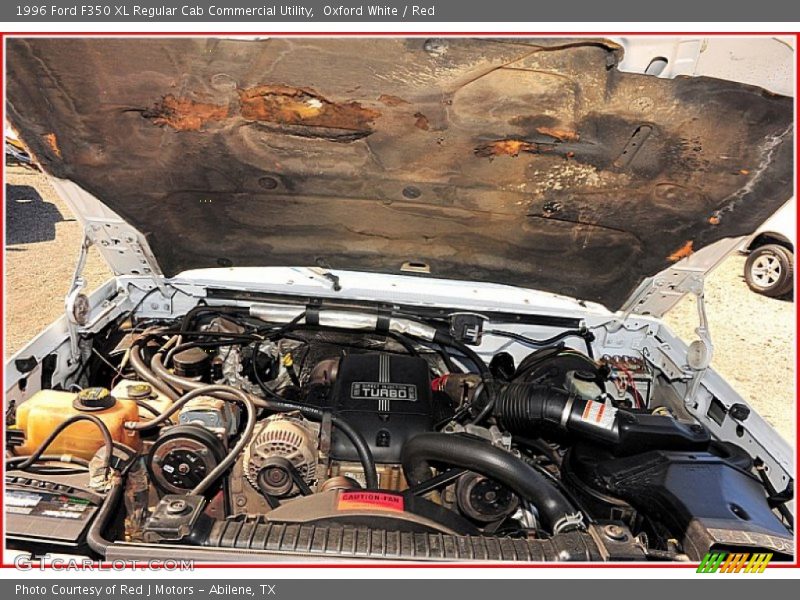  1996 F350 XL Regular Cab Commercial Utility Engine - 7.3 Liter OHV 16-Valve Turbo-Diesel V8
