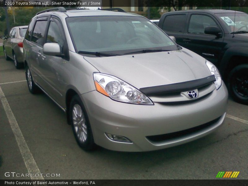 Silver Shadow Pearl / Stone 2010 Toyota Sienna XLE