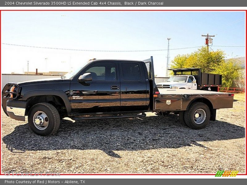 Black / Dark Charcoal 2004 Chevrolet Silverado 3500HD LS Extended Cab 4x4 Chassis