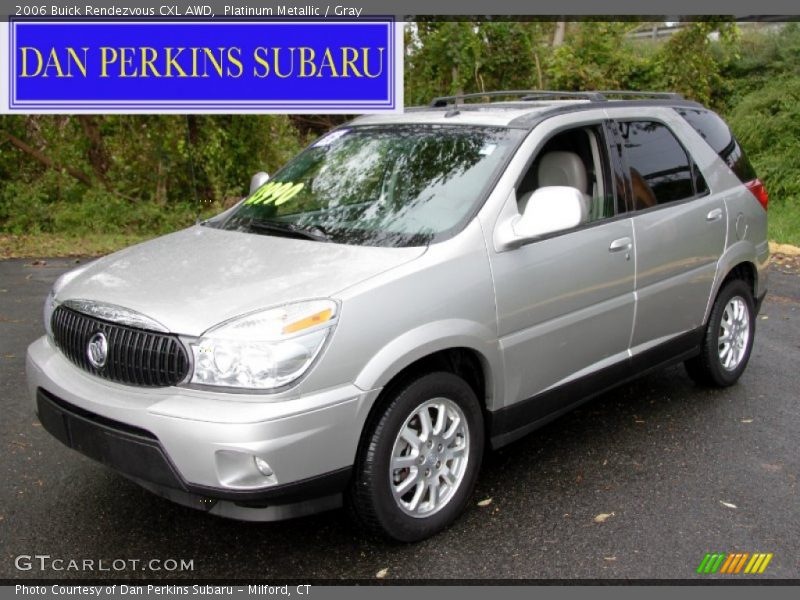 Platinum Metallic / Gray 2006 Buick Rendezvous CXL AWD