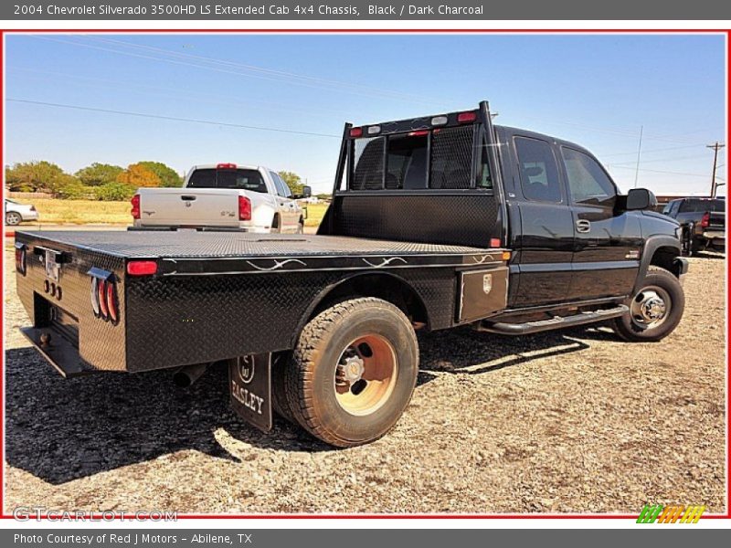 Black / Dark Charcoal 2004 Chevrolet Silverado 3500HD LS Extended Cab 4x4 Chassis