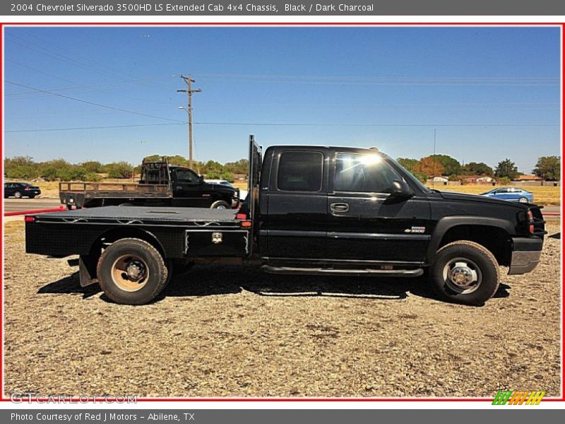 Black / Dark Charcoal 2004 Chevrolet Silverado 3500HD LS Extended Cab 4x4 Chassis