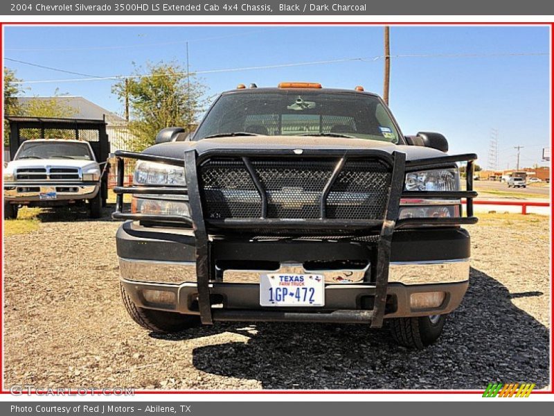 Black / Dark Charcoal 2004 Chevrolet Silverado 3500HD LS Extended Cab 4x4 Chassis