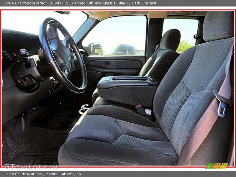 Black / Dark Charcoal 2004 Chevrolet Silverado 3500HD LS Extended Cab 4x4 Chassis