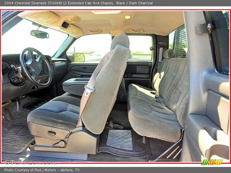 Black / Dark Charcoal 2004 Chevrolet Silverado 3500HD LS Extended Cab 4x4 Chassis