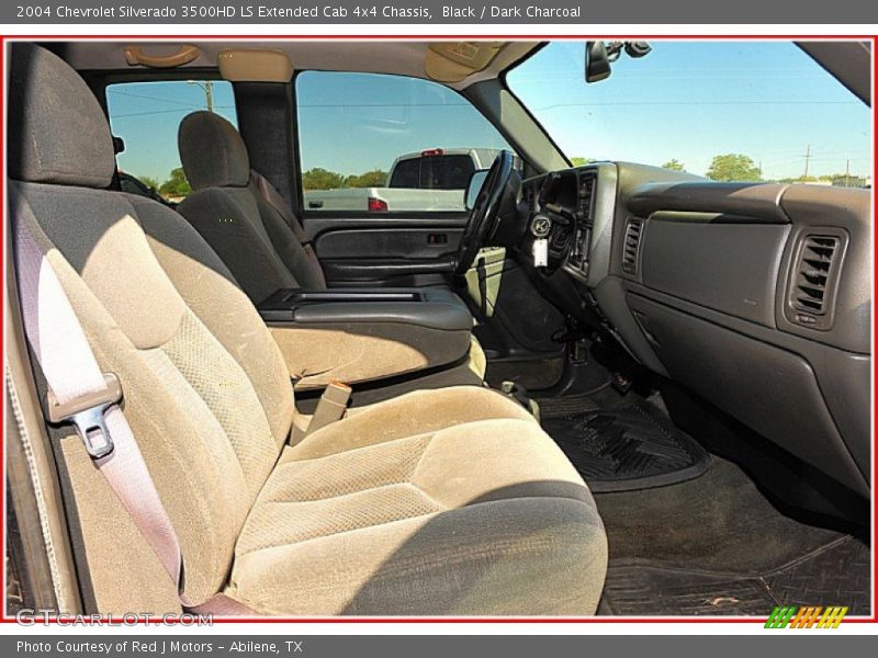 Black / Dark Charcoal 2004 Chevrolet Silverado 3500HD LS Extended Cab 4x4 Chassis