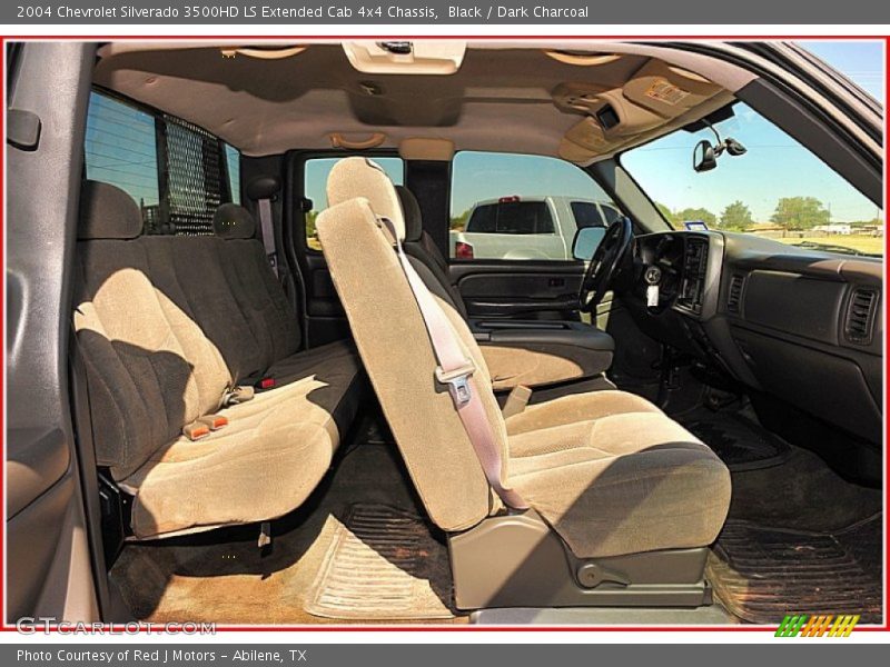 Black / Dark Charcoal 2004 Chevrolet Silverado 3500HD LS Extended Cab 4x4 Chassis