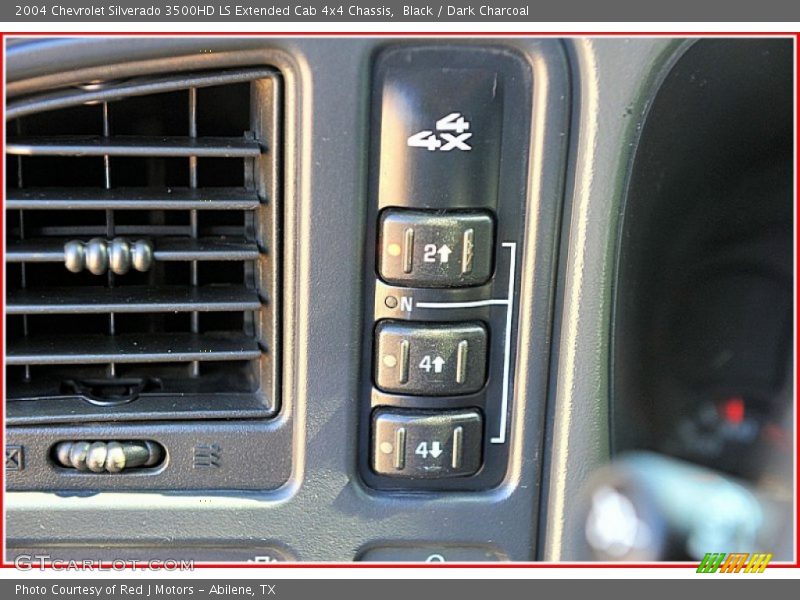 Black / Dark Charcoal 2004 Chevrolet Silverado 3500HD LS Extended Cab 4x4 Chassis