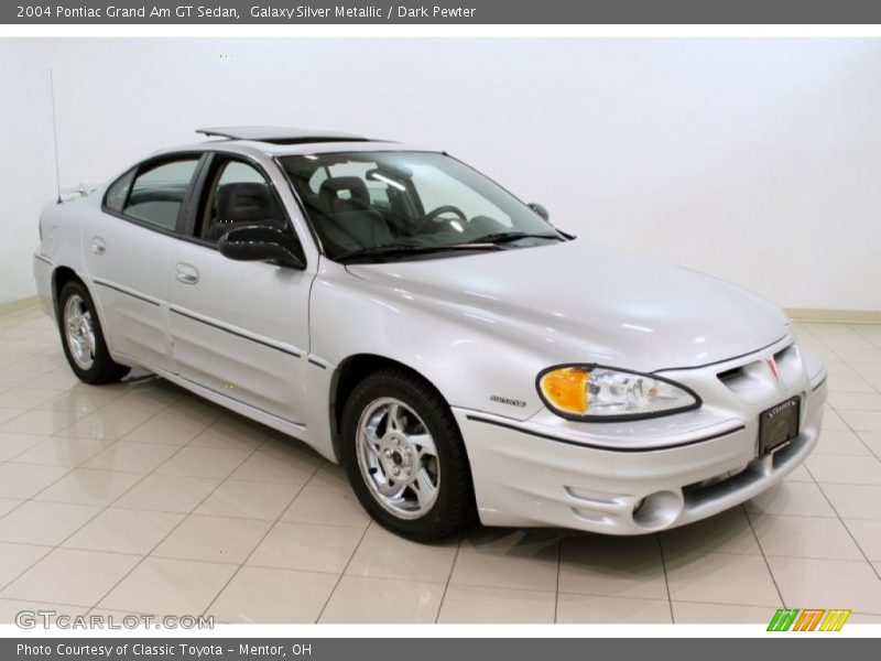 Galaxy Silver Metallic / Dark Pewter 2004 Pontiac Grand Am GT Sedan