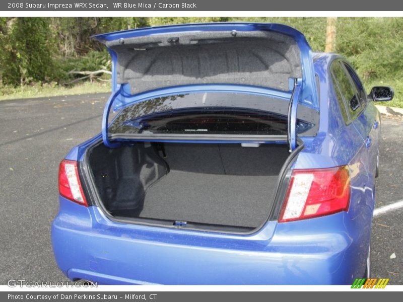 WR Blue Mica / Carbon Black 2008 Subaru Impreza WRX Sedan