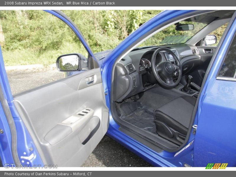 WR Blue Mica / Carbon Black 2008 Subaru Impreza WRX Sedan