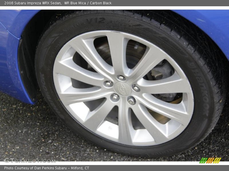WR Blue Mica / Carbon Black 2008 Subaru Impreza WRX Sedan