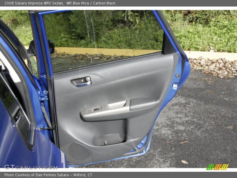 WR Blue Mica / Carbon Black 2008 Subaru Impreza WRX Sedan