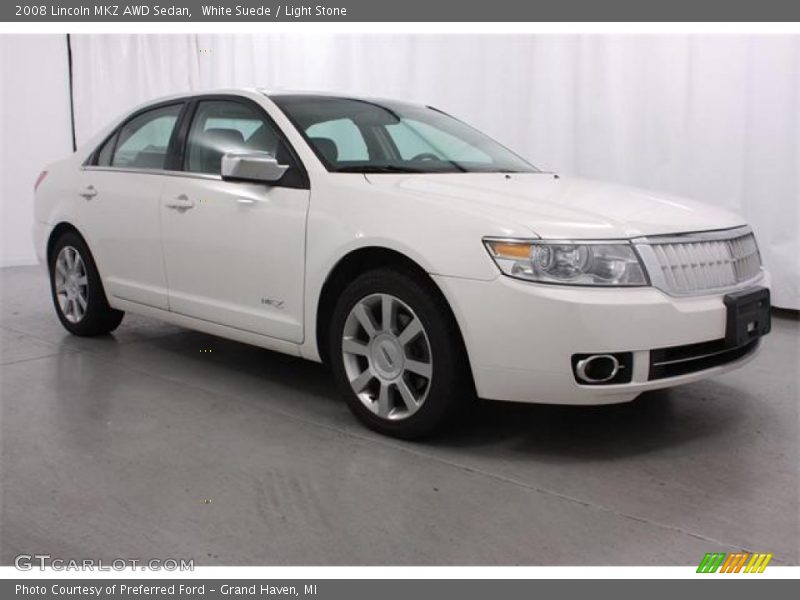 White Suede / Light Stone 2008 Lincoln MKZ AWD Sedan