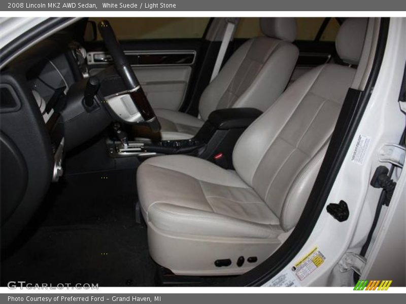 White Suede / Light Stone 2008 Lincoln MKZ AWD Sedan