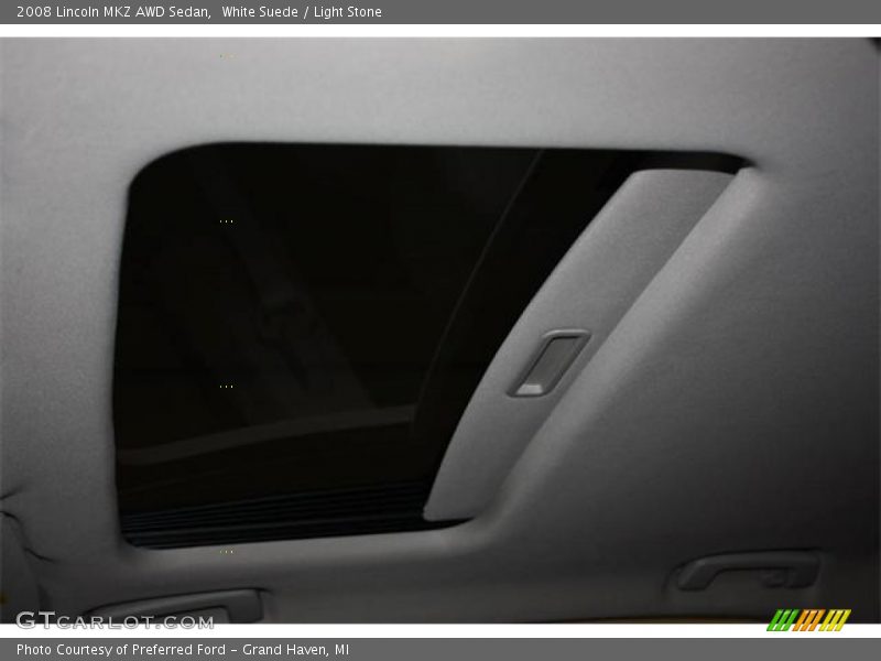 White Suede / Light Stone 2008 Lincoln MKZ AWD Sedan