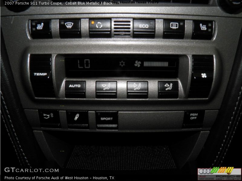Cobalt Blue Metallic / Black 2007 Porsche 911 Turbo Coupe