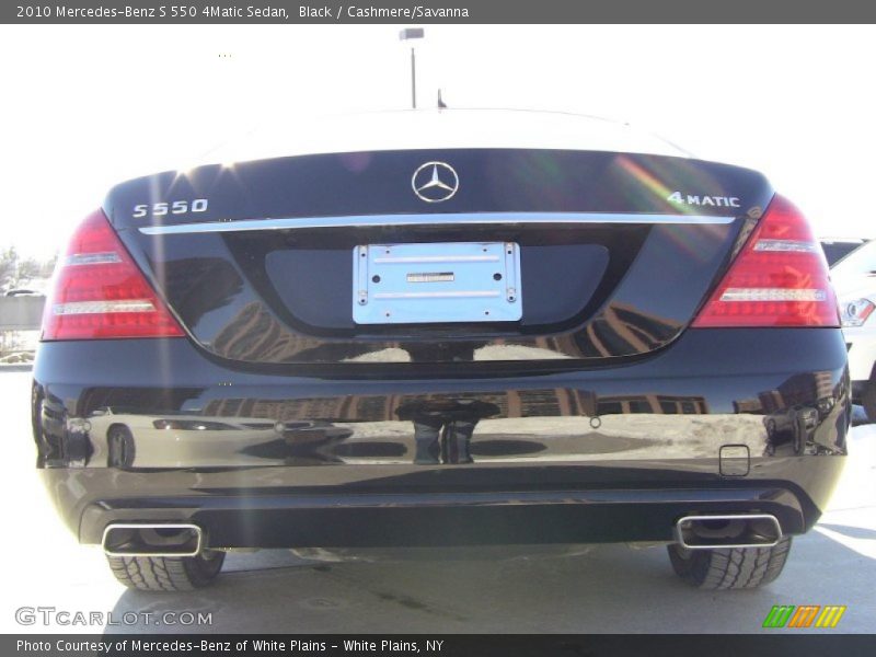 Black / Cashmere/Savanna 2010 Mercedes-Benz S 550 4Matic Sedan