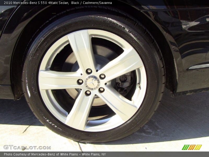 Black / Cashmere/Savanna 2010 Mercedes-Benz S 550 4Matic Sedan