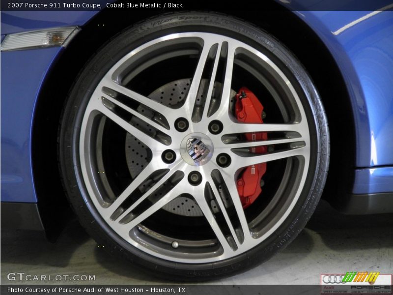 Cobalt Blue Metallic / Black 2007 Porsche 911 Turbo Coupe