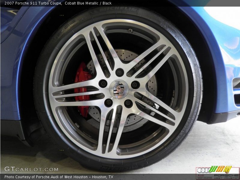 Cobalt Blue Metallic / Black 2007 Porsche 911 Turbo Coupe
