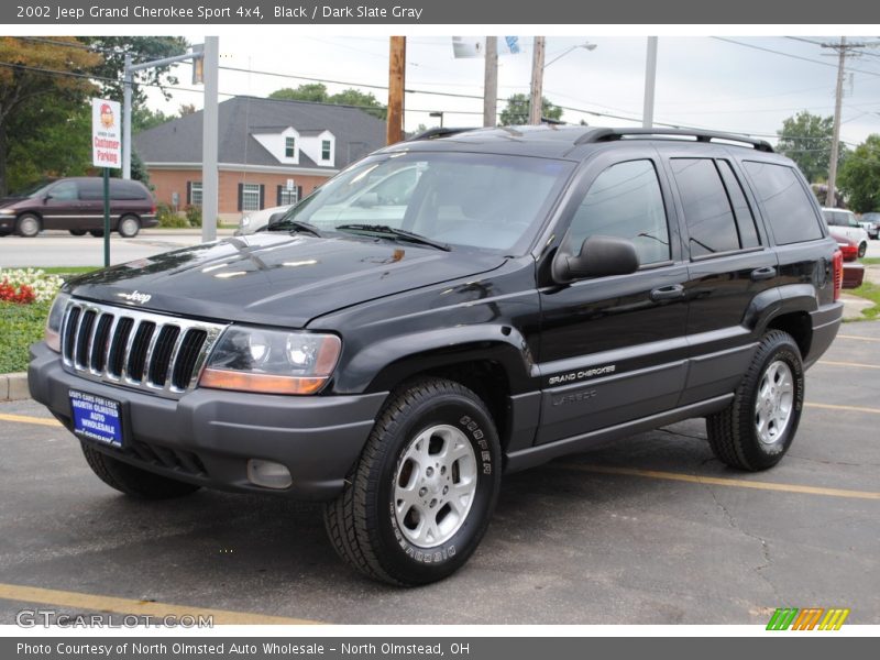 Black / Dark Slate Gray 2002 Jeep Grand Cherokee Sport 4x4