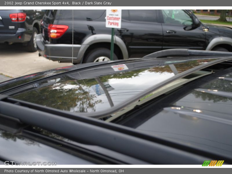 Black / Dark Slate Gray 2002 Jeep Grand Cherokee Sport 4x4