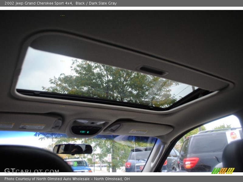 Black / Dark Slate Gray 2002 Jeep Grand Cherokee Sport 4x4